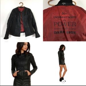 Her Universe Darth Vader Faux Leather Jacket Star Wars Cosplay
